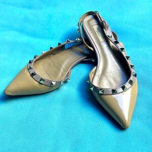 Valentino stud ballet flats size 36